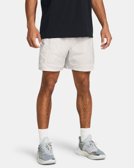 Men's Curry Woven Shorts, White, pdpMainDesktop image number 0